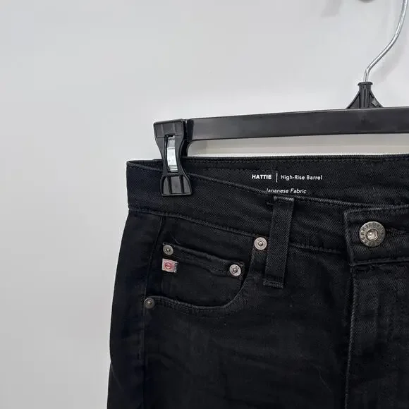 AG DENIM NWT Hattie High Rise Barrel Jean in 7 Years Vintage Onyx // 24 - Picture 5 of 15